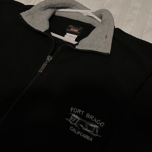 Fort Bragg Black Fleece Jacket